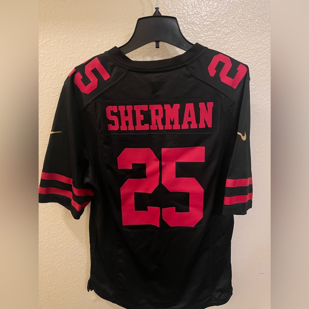 Nike San Francisco 49ers Sherman Jersey Black/Red